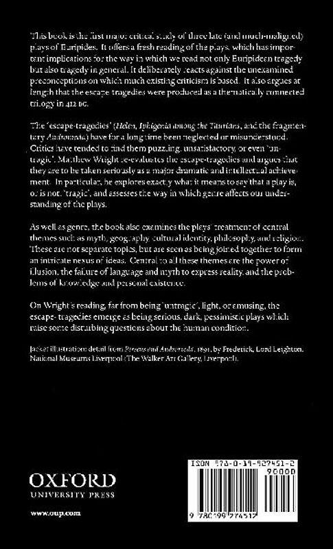 Euripides' Escape-Tragedies