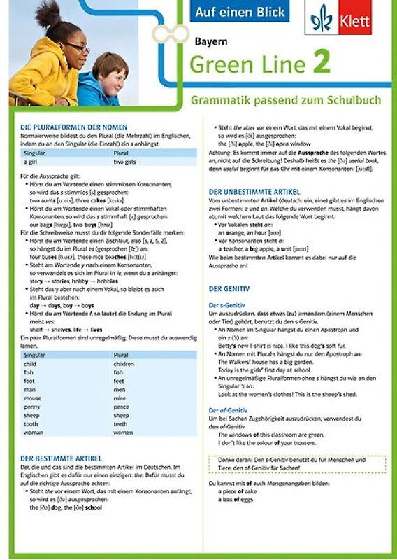 Klett Green Line 2 Bayern Klasse 6 - Auf einen Blick