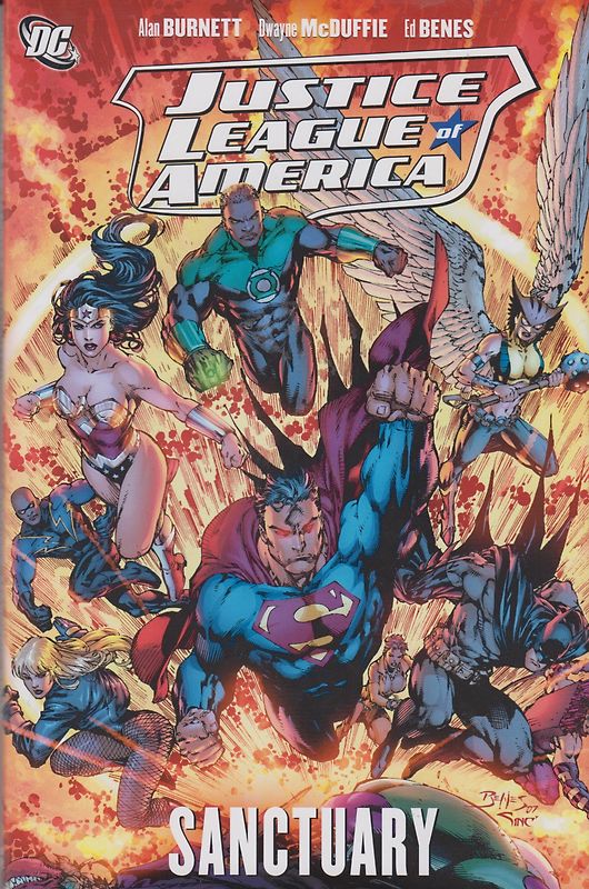 Justice League of America: Vol. 04 - Sanctuary - Alan Burnett [Hardcover]