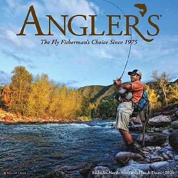 Angler's 2026 12 X 12 Wall Calendar