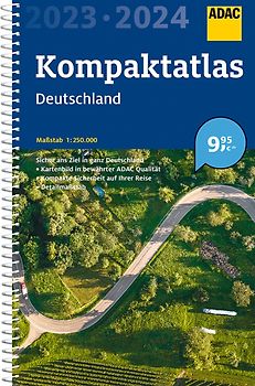 ADAC Kompaktatlas 2023/2024 Deutschland 1:250 000
