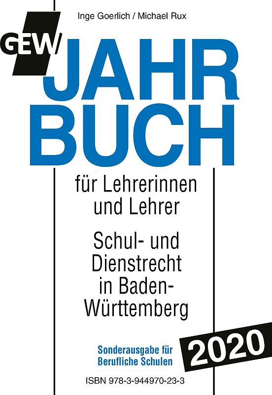 GEW-Jahrbuch 2020 Berufl. Schulen