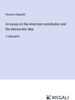 An essay on the American contribution and the democratic idea