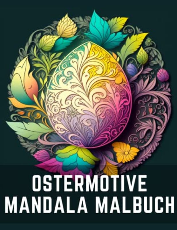 Mandala Ostermotive Malbuch für Erwachsene | Schöne Malvorlagen für Ostern mit Mandala Muster zum Entspannen