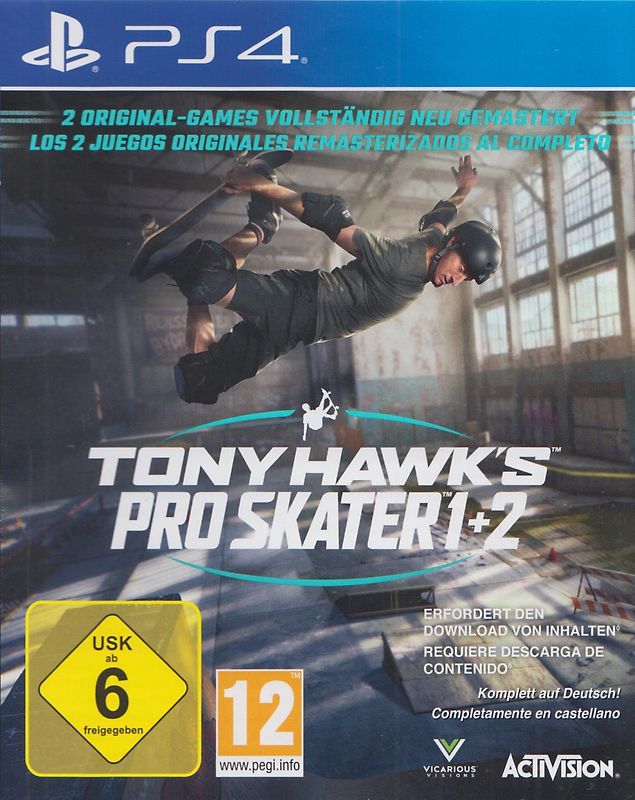 Tony Hawk's Pro Skater 1+2 [Bundle Copy] PlayStation 4