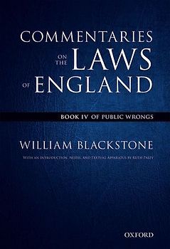 The Oxford Edition of Blackstone's