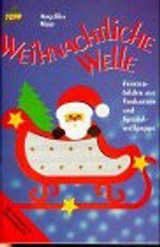 Weihnachtliche Welle. Fensterbilder aus Tonkarton und Spezialwellpappe