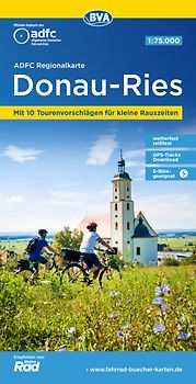 BVA ADFC Regionalkarte Donau-Ries 1:50.000