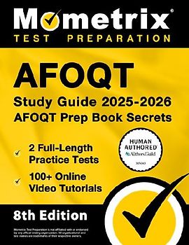 Afoqt Study Guide 2025-2026 - 2 Full-Length Practice Tests, 100+ Online Video Tutorials, Afoqt Prep Book Secrets