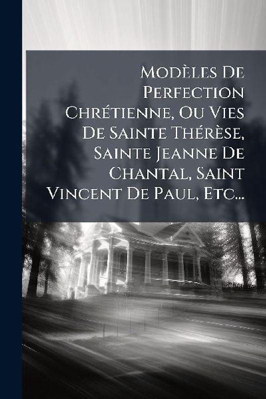 Modèles De Perfection ChrÃ(c)tienne, Ou Vies De Sainte ThÃ(c)rèse, Sainte Jeanne De Chantal, Saint Vincent De Paul, Etc...