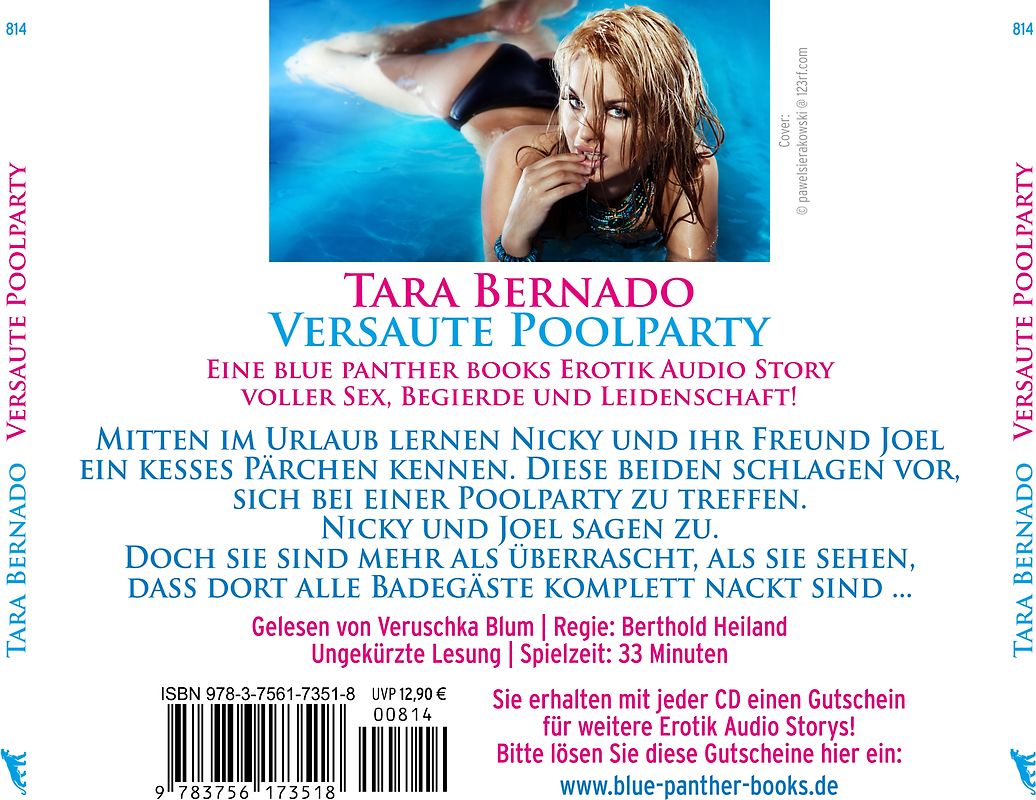 Versaute Poolparty | Erotik Audio Story | Erotisches Hörbuch Audio-CD