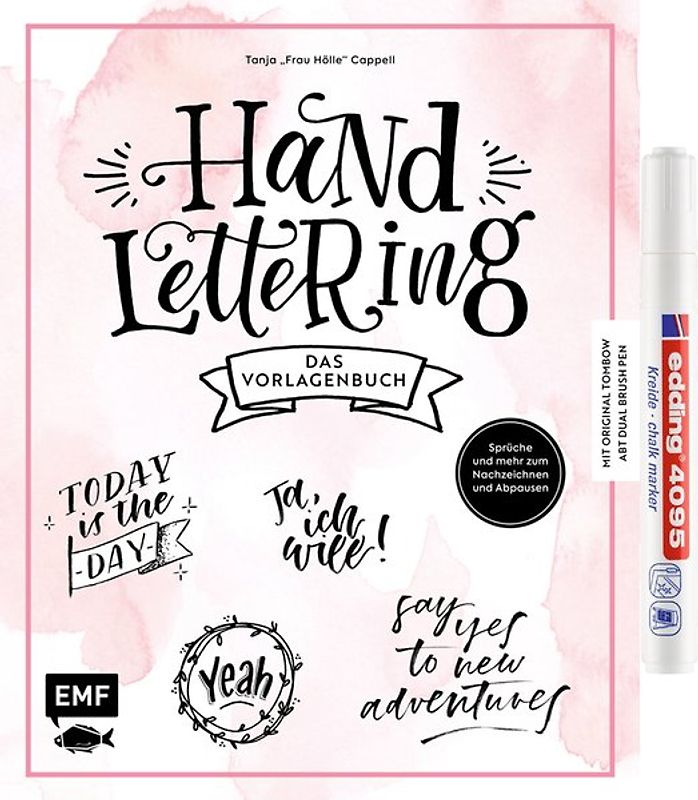 Handlettering – Das Vorlagenbuch – Mit original Tombow ABT Dual Brush Pen