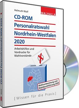 CD-ROM Personalratswahl Nordrhein-Westfalen 2020