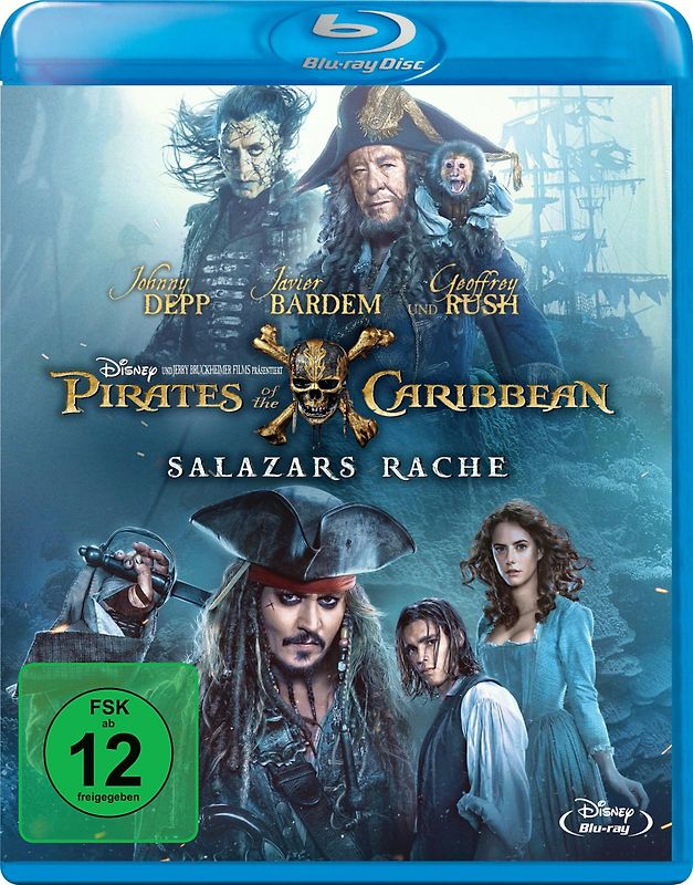 Pirates of the Caribbean: Salazars Rache Blu-ray Disc