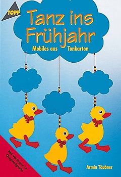 Tanz ins Frühjahr. Mobiles aus Tonkarton