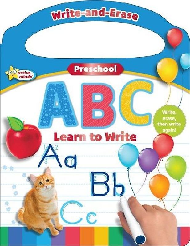 Active Minds Write-And-Erase Preschool ABC