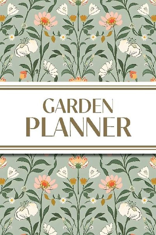 Garden Planner (Cottagecore Spring Mirrored Pattern)