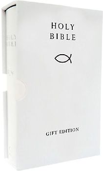 HOLY BIBLE: King James Version (KJV) White Compact Gift Edition
