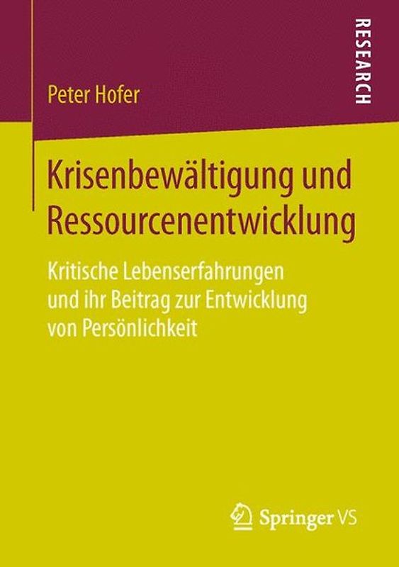 Krisenbewältigung und Ressourcenentwicklung