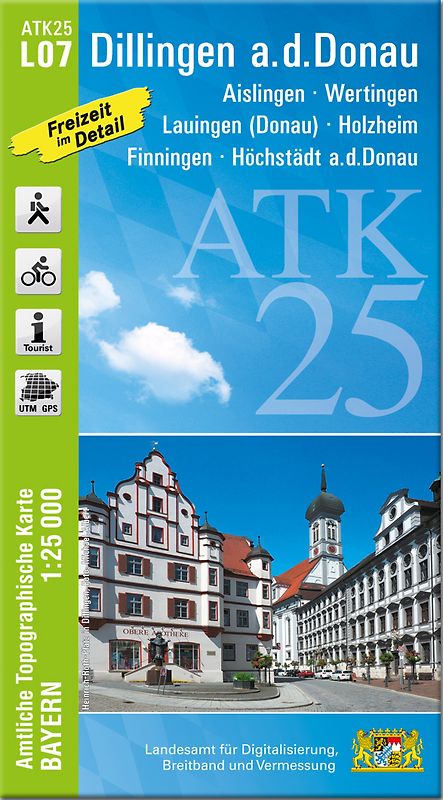 ATK25-L07 Dillingen a.d.Donau (Amtliche Topographische Karte 1:25000)