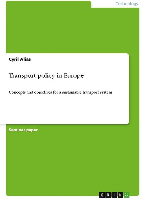 Transport policy in Europe