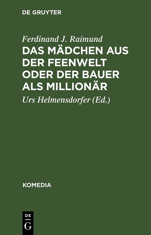 Das Mädchen aus der Feenwelt oder Der Bauer als Millionär