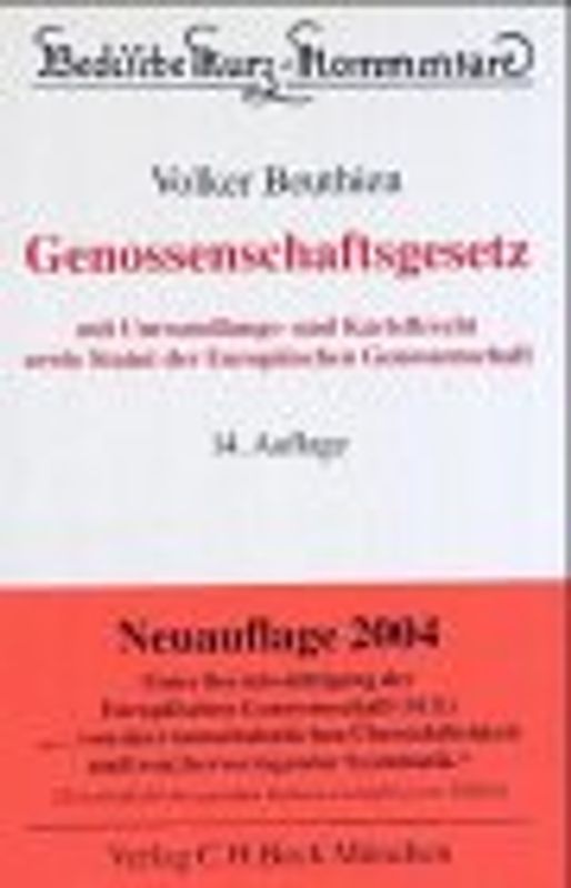 Genossenschaftsgesetz