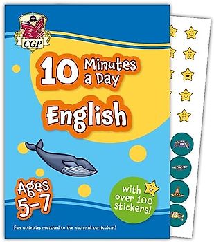 10 Minutes a Day English for Ages 5-7 (with over 100 stickers)