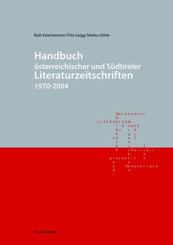 Handbuch österreichischer und Südtiroler Literaturzeitschriften 1970-2004