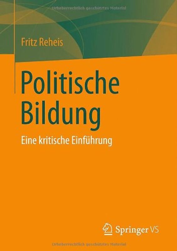 Politische Bildung. Eine kritische Einführung