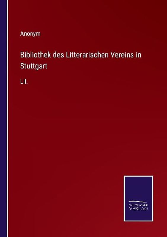 Bibliothek des Litterarischen Vereins in Stuttgart