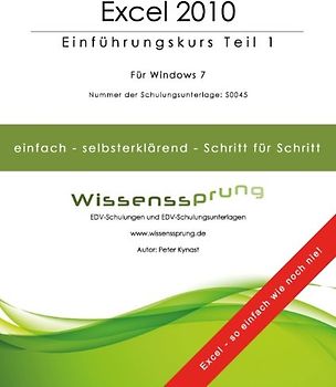 Excel 2010 - Einführungskurs Teil 1