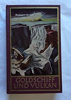 Goldschiff und Vulkan