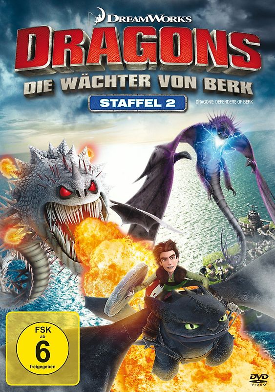 Dragons - Die Wächter von Berk [Staffel 2, 4 Discs] DVD