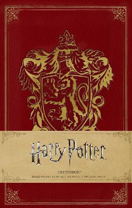 Harry Potter: Gryffindor Ruled Pocket Journal