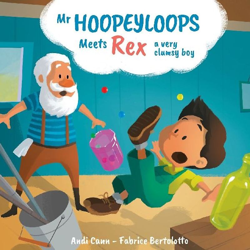 Mr. Hoopeyloops Meets Rex, A Very Clumsy Boy