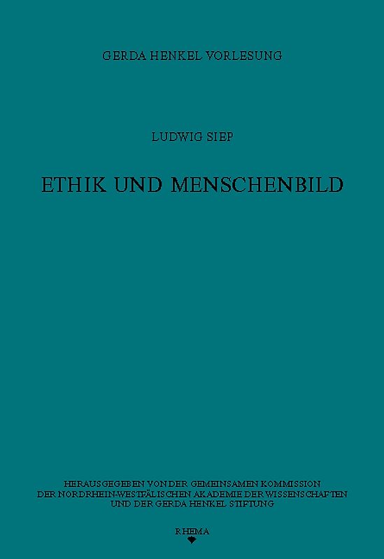 Ethik und Menschenbild