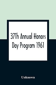 37Th Annual Honors Day Program 1961
