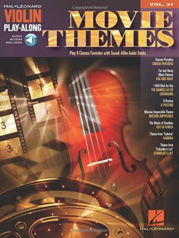 Violin Play-Along Volume 31: Movie Themes: Play-Along, CD für Violine (Hal Leonard Violin Play Along, Band 31)