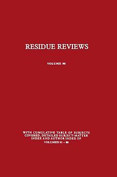 Residue Reviews