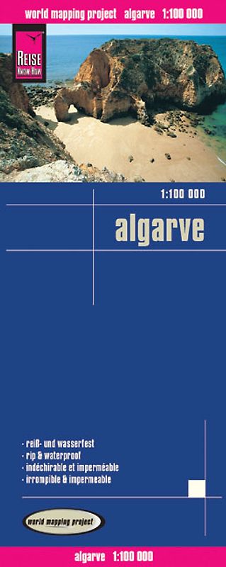 Reise Know-How Landkarte Algarve (1:100.000). world mapping project