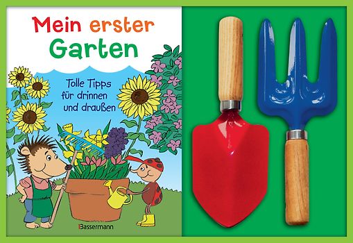 Mein erster Garten-Set. Tolle Tipps für drinnen und draußen. Buch mit Schaufel und Harke