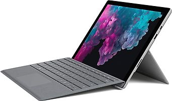 Microsoft Surface Pro 6 12,3" Intel Core i5 128GB SSD [Wi-Fi, inkl. platin grauem Keyboard Dock, Surface Pro 4-Type Cover] platin grau