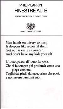 Finestre alte. Testo inglese a fronte