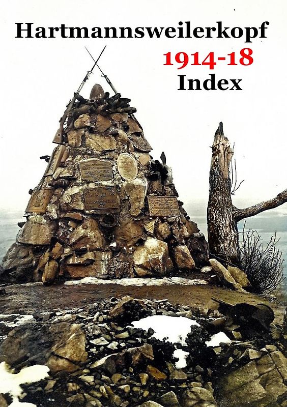 Index Hartmannsweilerkopf 1914/18