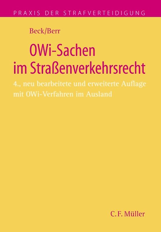 OWi-Sachen im Strassenverkehrsrecht
