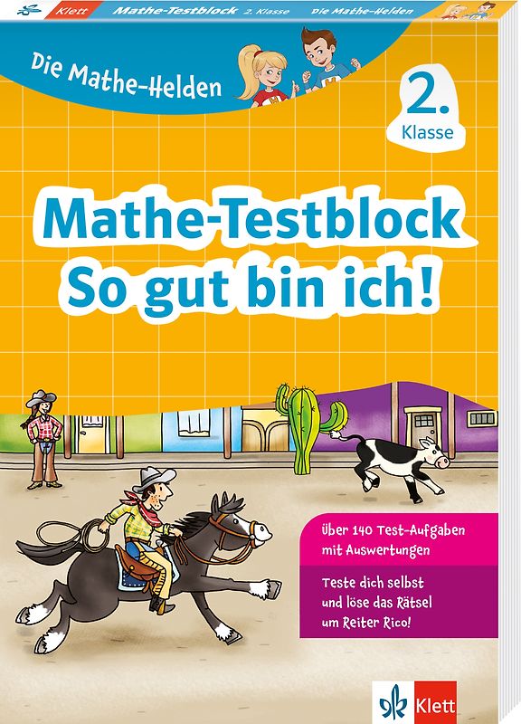 Klett Die Mathe-Helden: Mathe-Testblock So gut bin ich! 2. Klasse