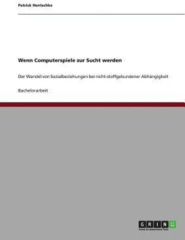 Wenn Computerspiele zur Sucht werden