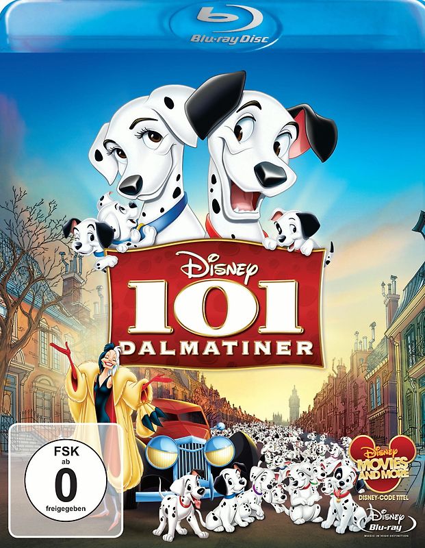 101 Dalmatiner Blu-ray Disc