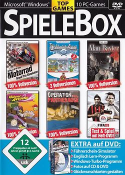 Microsoft Windows SpieleBox - 10 Vollversionen PC Spiele